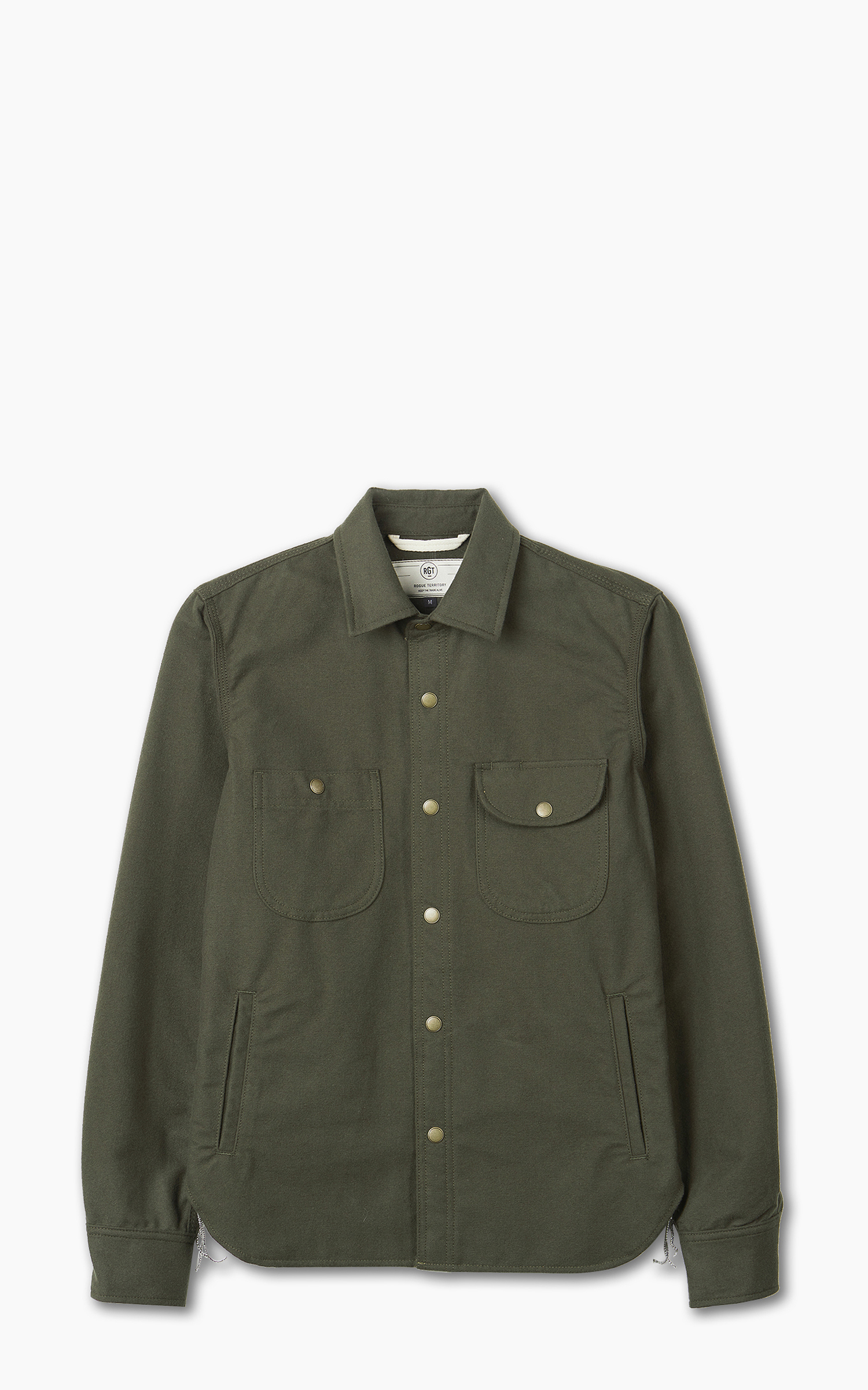 Rogue Territory Service Shirt Flannel Olive | Cultizm