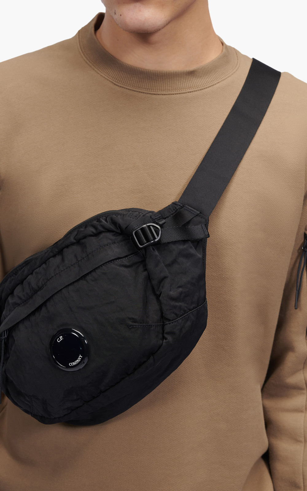 CP COMPANY｜ (Nylon B Crossbody Bag (17CMAC075A 005269G Nylon B Crossbody Bag Black | C.P. Company | EQVVS
