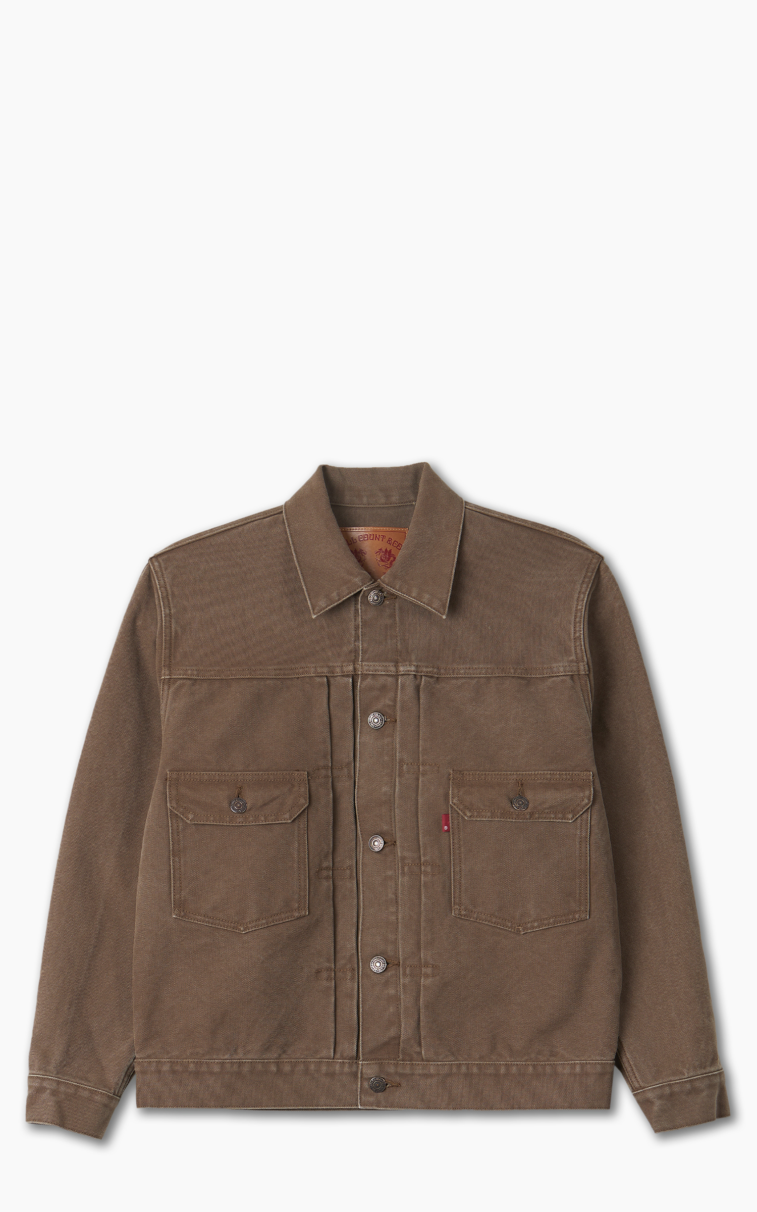 Fullcount 2035 Type 2 Paraffin Canvas Jacket Brown 16oz | Cultizm | Jacken