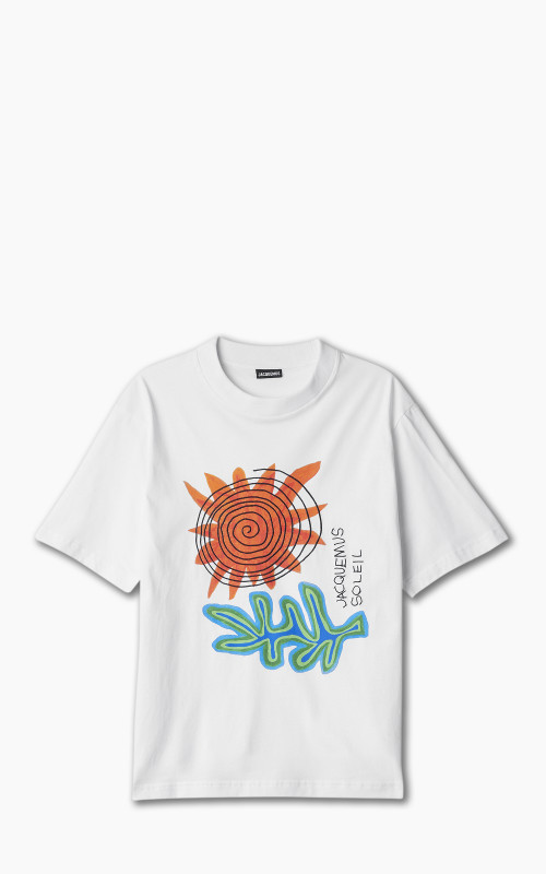 Jacquemus Le T-Shirt Soalheiro Print Arty Leaf White