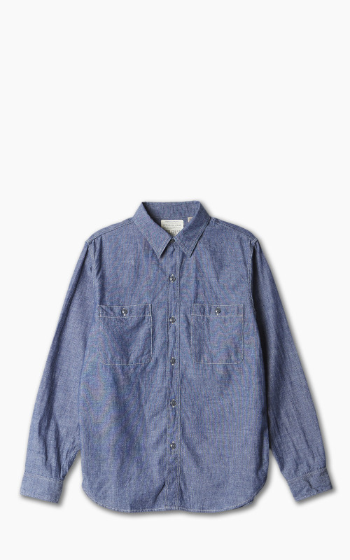 Fullcount 4810 Chambray Work Shirt Indigo