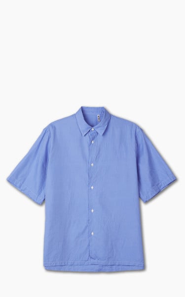 Kaptain Sunshine Short Sleeve Regular Collar Shirt Blue