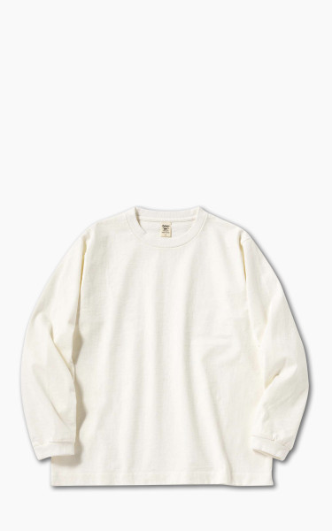 Jackman Dotsume L/S T-Shirt Off White