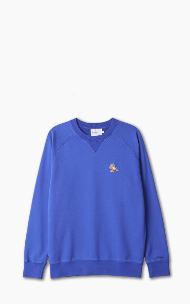 Maison Kitsuné Chillax Fox Patch Classic Sweatshirt Deep Blue