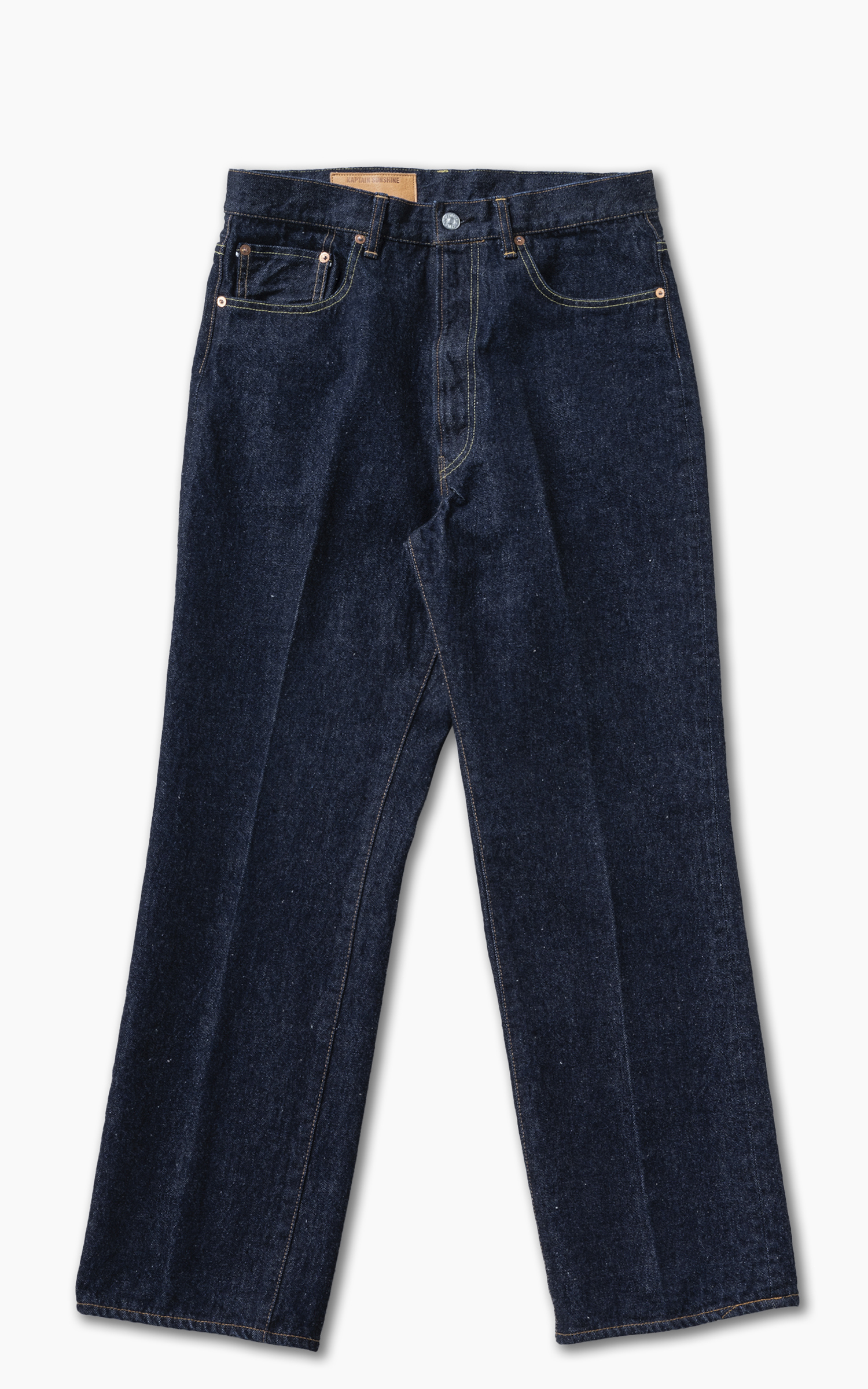 Kaptain Sunshine Skate Shoecut Denim Pants One Wash Indigo | Cultizm