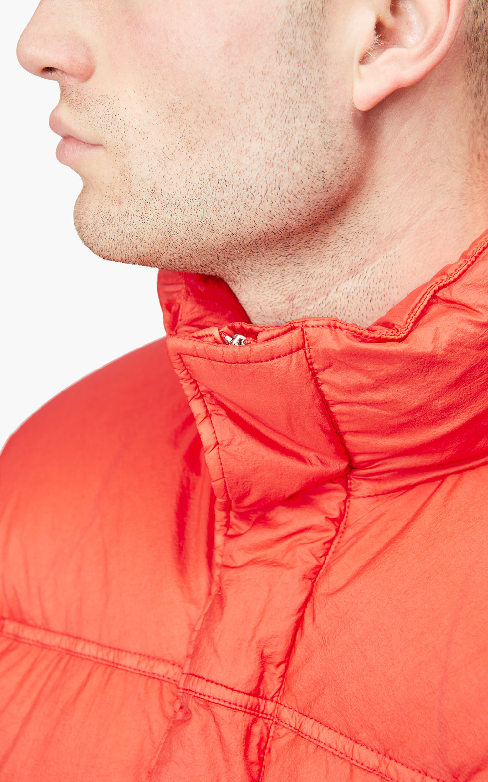 Ten C Aspen Down Jacket Lobster Orange | Cultizm Ten C Aspen Down Jacket Lobster Orange | Cultizm