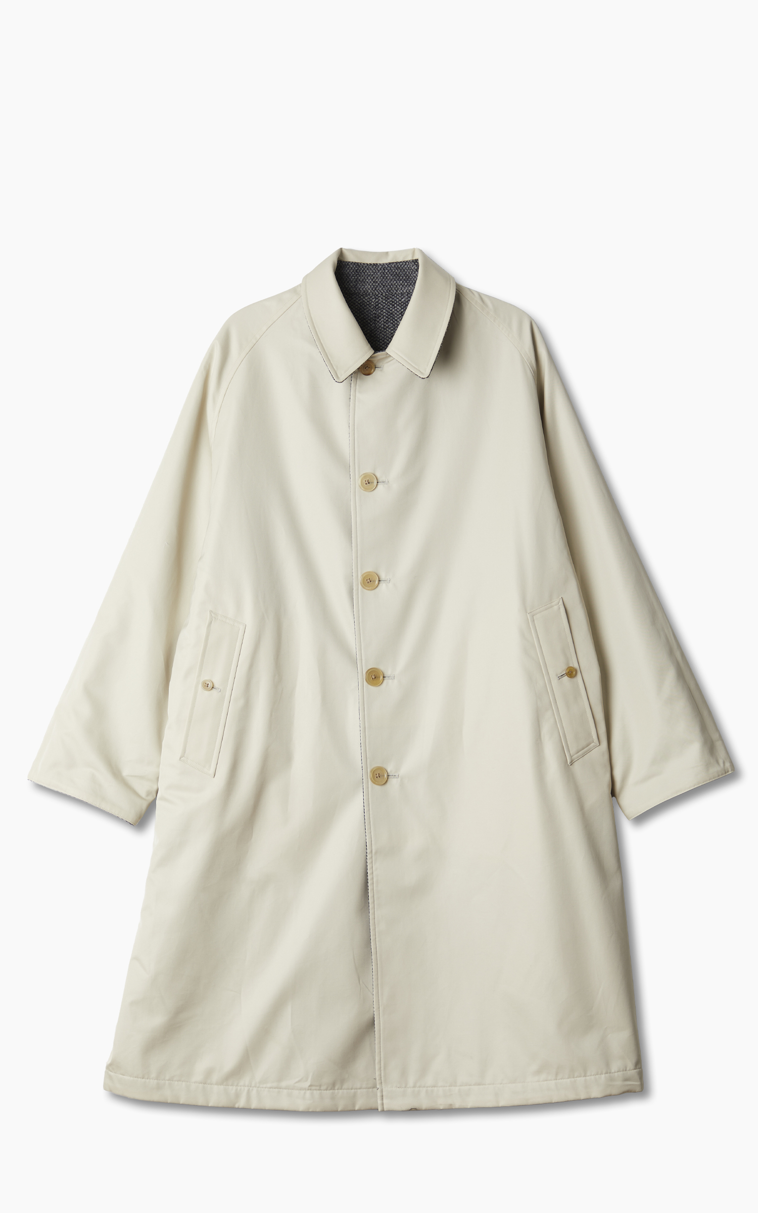 Anatomica V2 Single Raglan Coat II Reversible Oyster | Cultizm