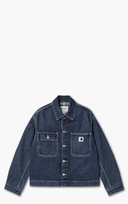 Carhartt WIP W' Rider Shirt Jac Blue Stone Washed