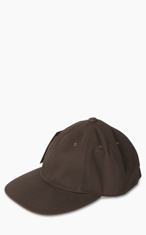 Poten Twist Yarn Baseball Cap Brown