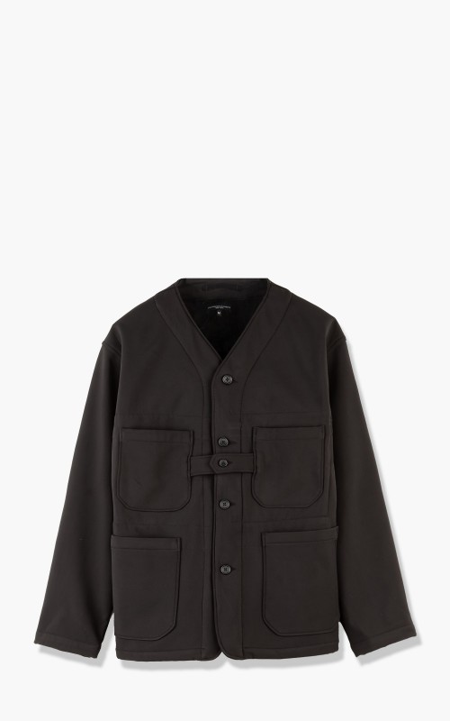 Engineered Garments Cardigan Jacket Polyester Fleece Black