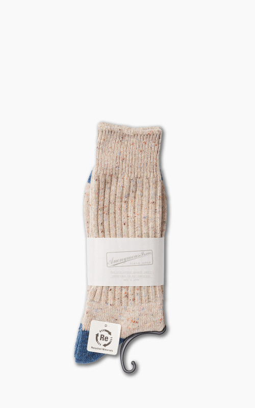 Anonymous Ism Socks Tweed Nep Crew Oatmeal