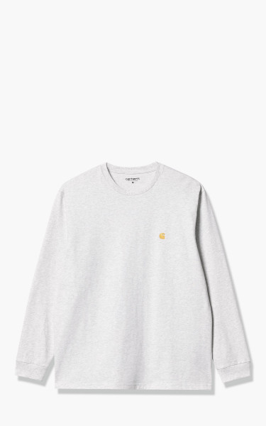 Carhartt WIP L/S Chase T-Shirt Ash Heather/Gold