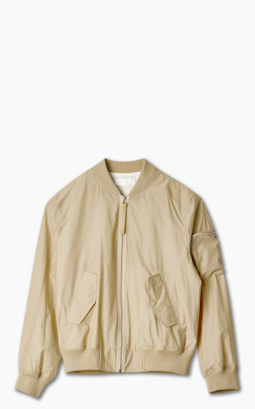 Helmut Lang Nylon Bomber Uniform Khaki