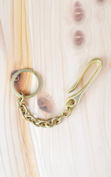Kobashi Studio BR470 Belt Hook Key Chain Brass