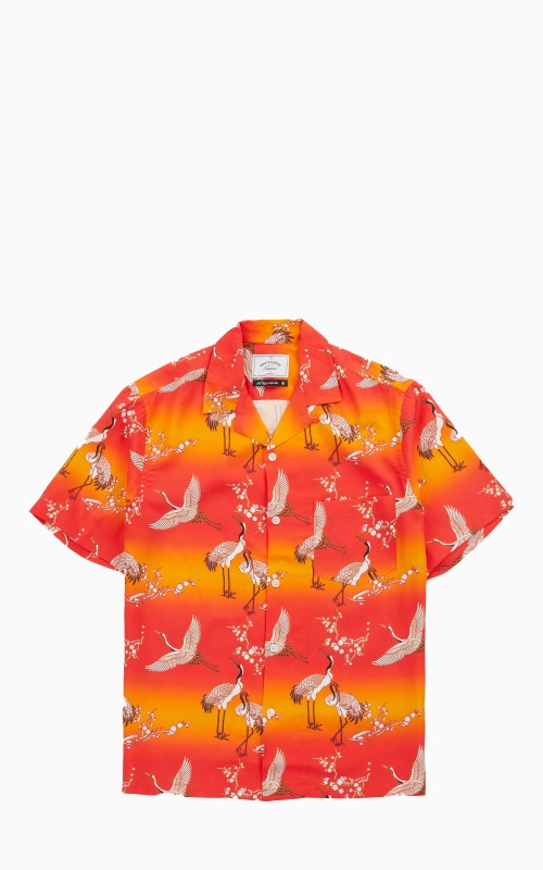 Portuguese Flannel Tazu Shirt Orange