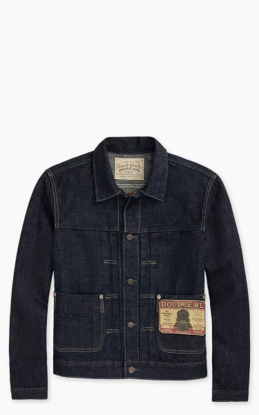 RRL Limited-Edition Embroidered Denim Jacket Rinse