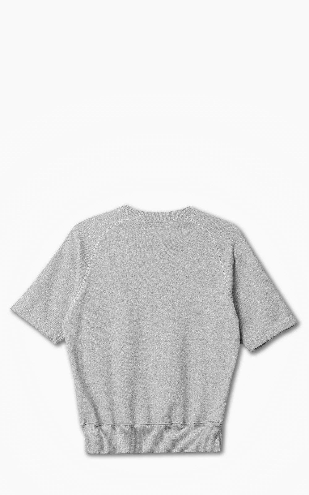 【TEKET】OPPOSITE SHORT SLEEVE SWEATSHIRT / MELANGE GRAY Opposite Short Sleeve Sweatshirt Melange Gray - teket