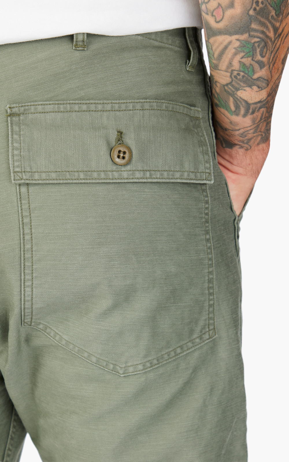 Fullcount 1992HW-23 Utility Trouser Faded Olive Drab | Cultizm