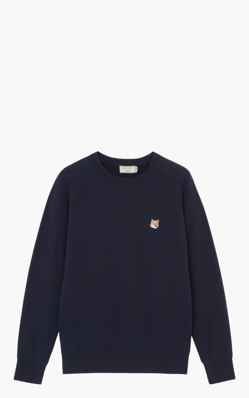 Maison Kitsuné Sweatshirt Fox Head Patch Navy