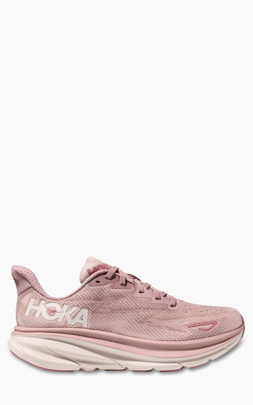 HOKA W Clifton 9 Pale Mauve/Peach Whip