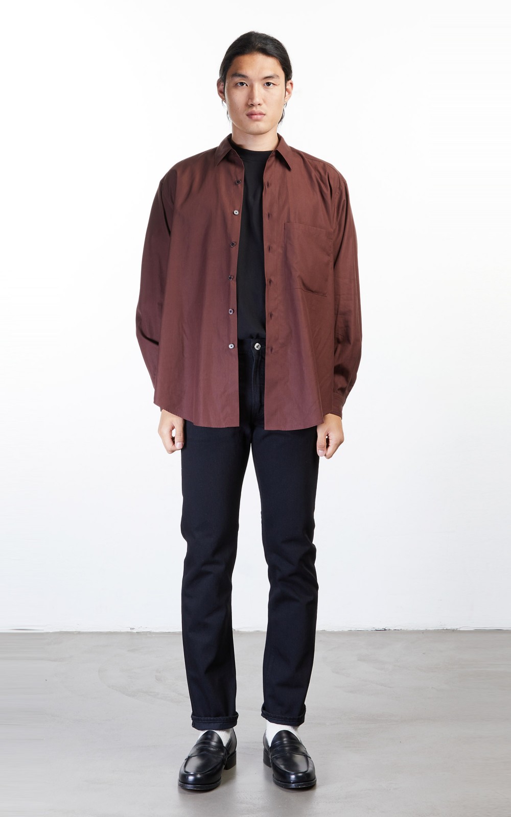 OrSlow Ivy Fit Jeans 107 Black Denim | Cultizm