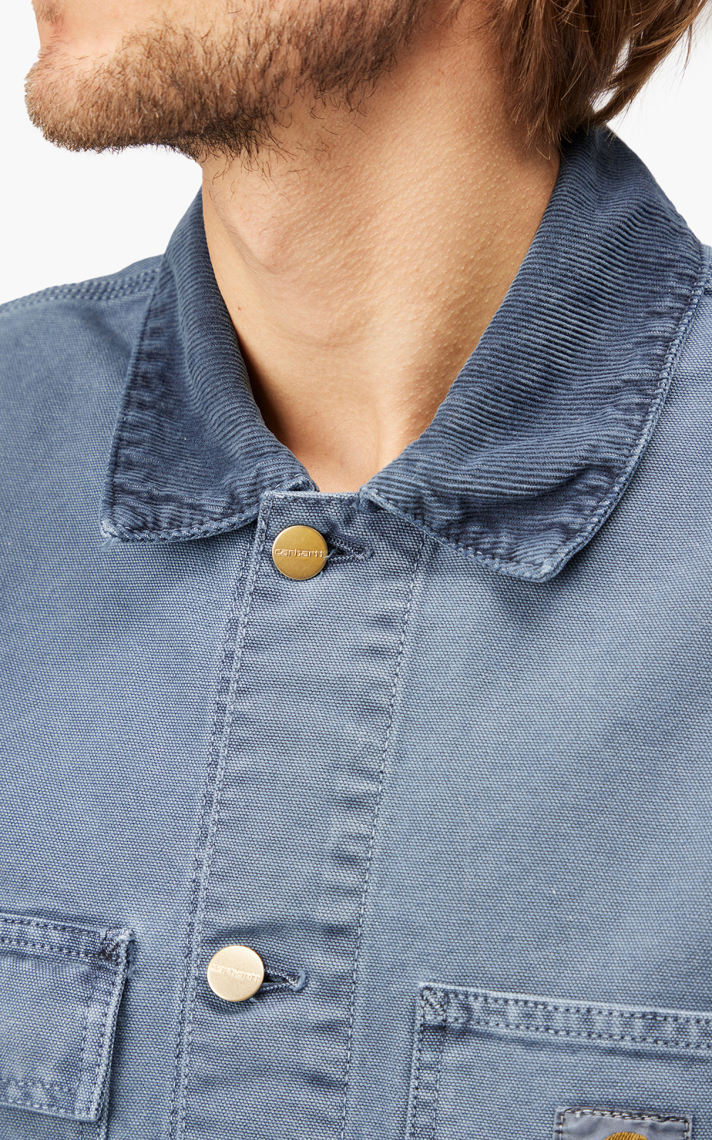 ジャケット・アウター Carhartt WIP MICHIGAN COAT - Dusky Blue Carhartt WIP Michigan Coat, Dusky Blue / Dusky Blue