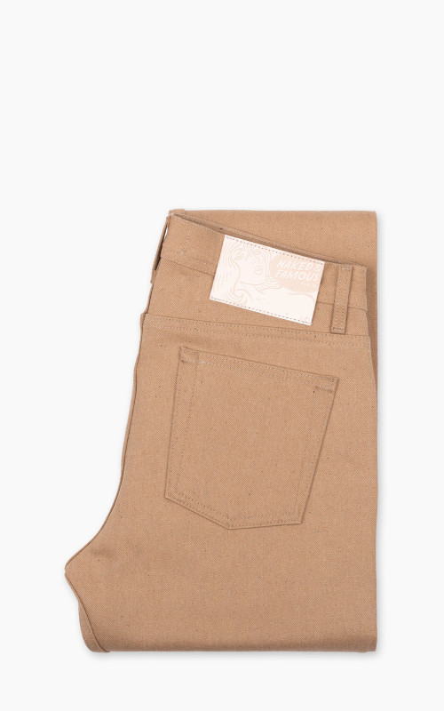 Naked & Famous Denim Weird Guy Brown Fox Selvedge Brown 13oz