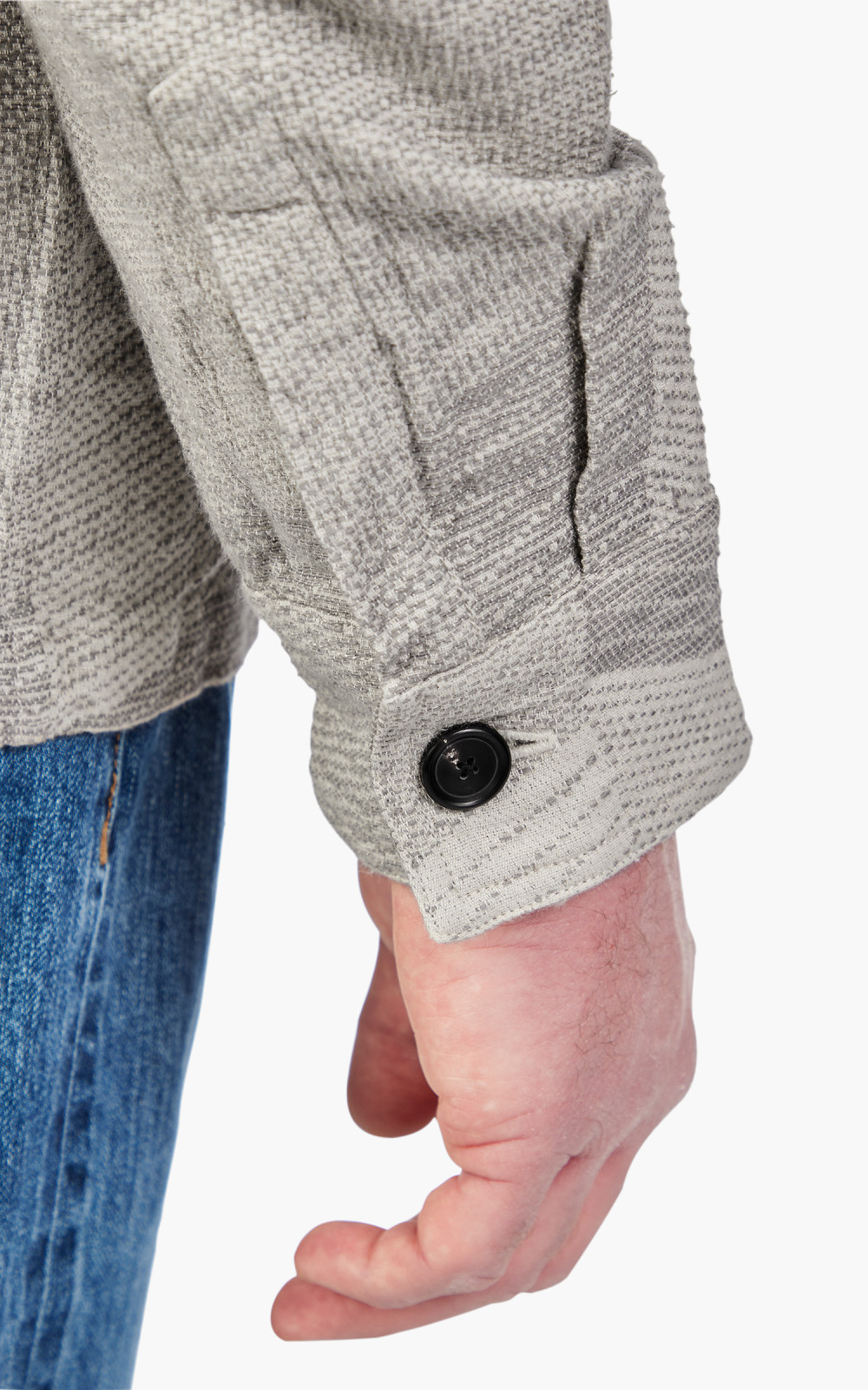 3sixteen Shop Jacket Ash Zig-Zag Jacquard | Cultizm