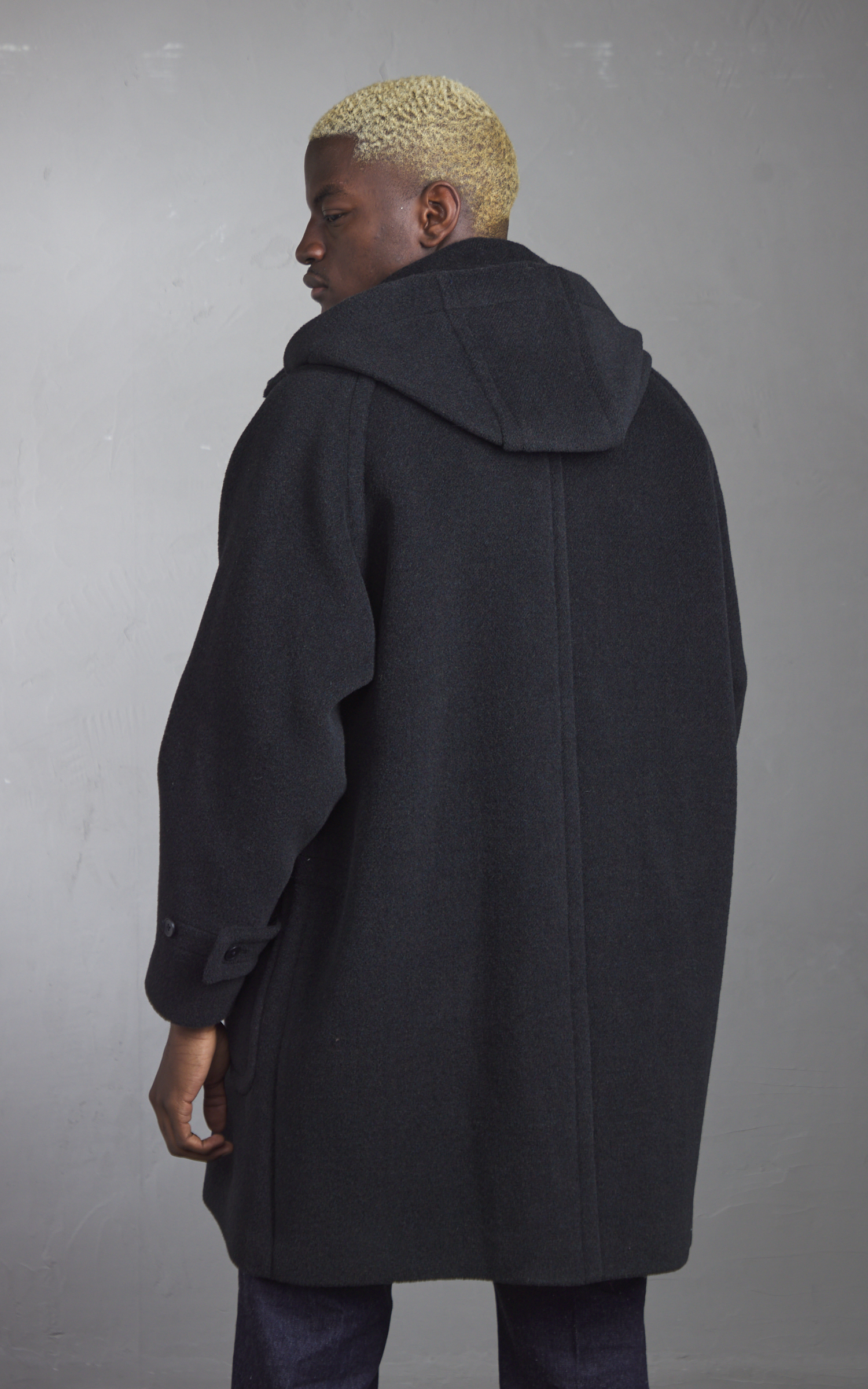 Kaptain Sunshine Duffle Coat Top Mix Black | Cultizm