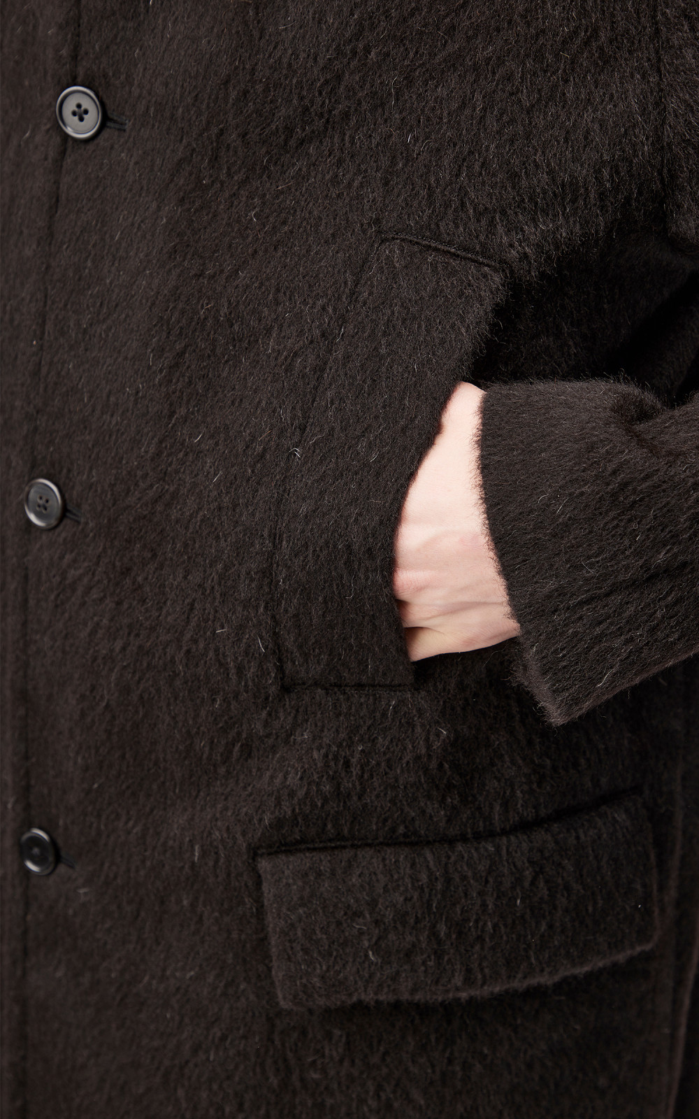 Markaware Raglan Mac Coat Black | Cultizm