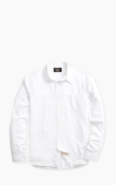 RRL Twill Workshirt White