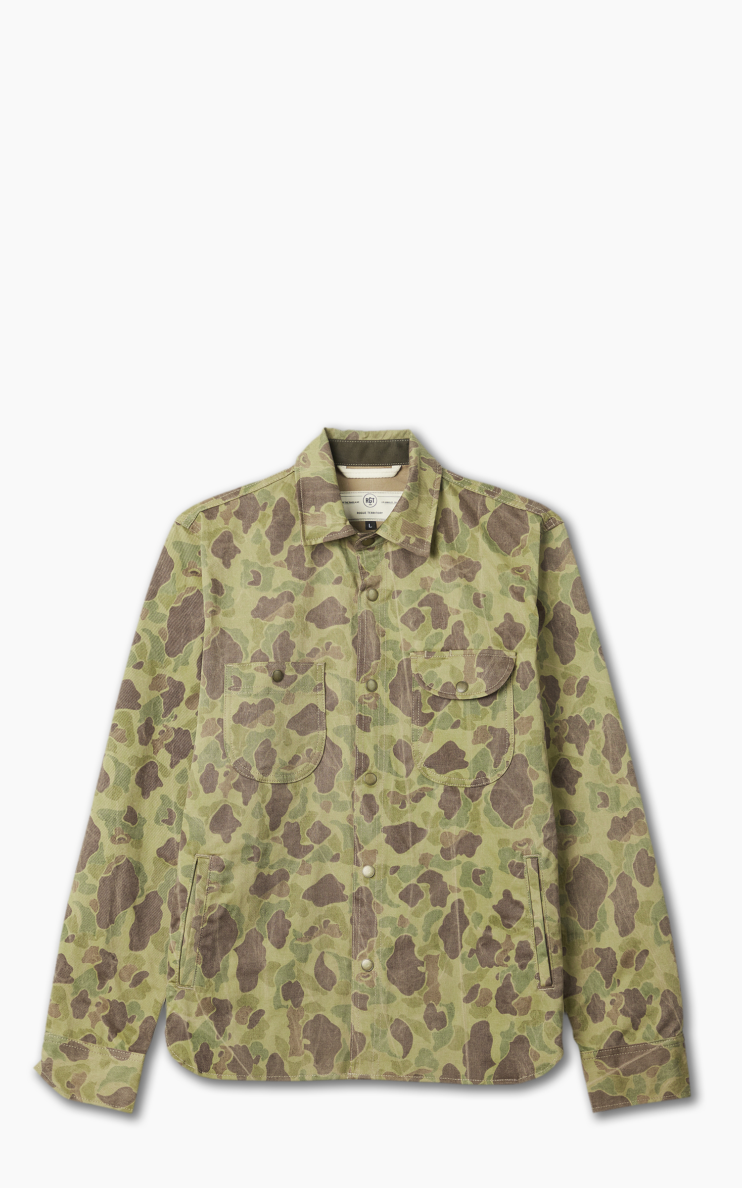 Rogue Territory Service Shirt Selvedge Frog Camo | Cultizm