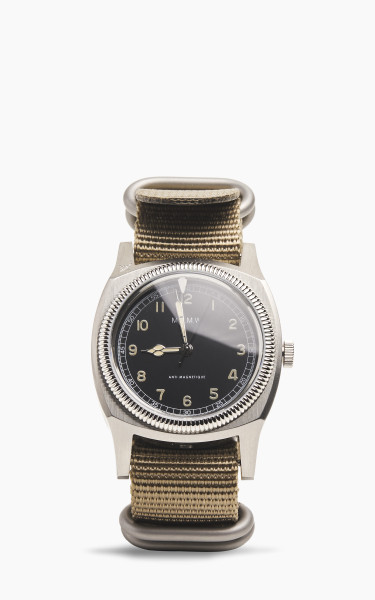 M.R.M.W. Majetek Big Turtle 3 Hands Nato Strap Black