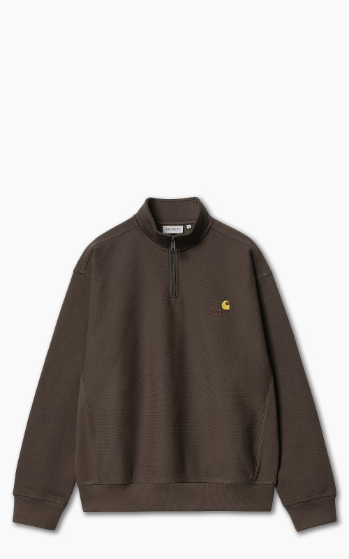 Carhartt WIP Half Zip American Script Sweatshirt Buckeye
