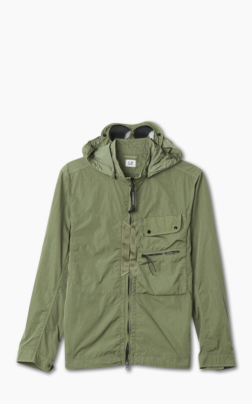 C.P. Company Chrome-R Goggle Overshirt Bronze Green