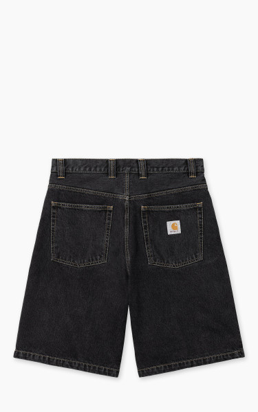 Carhartt WIP Brandon Short Smith Denim Stone Washed Black