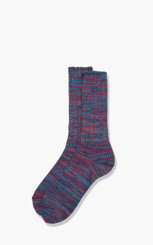 Anonymous Ism Socks 5 Color Mix Crew Navy 17510200-49