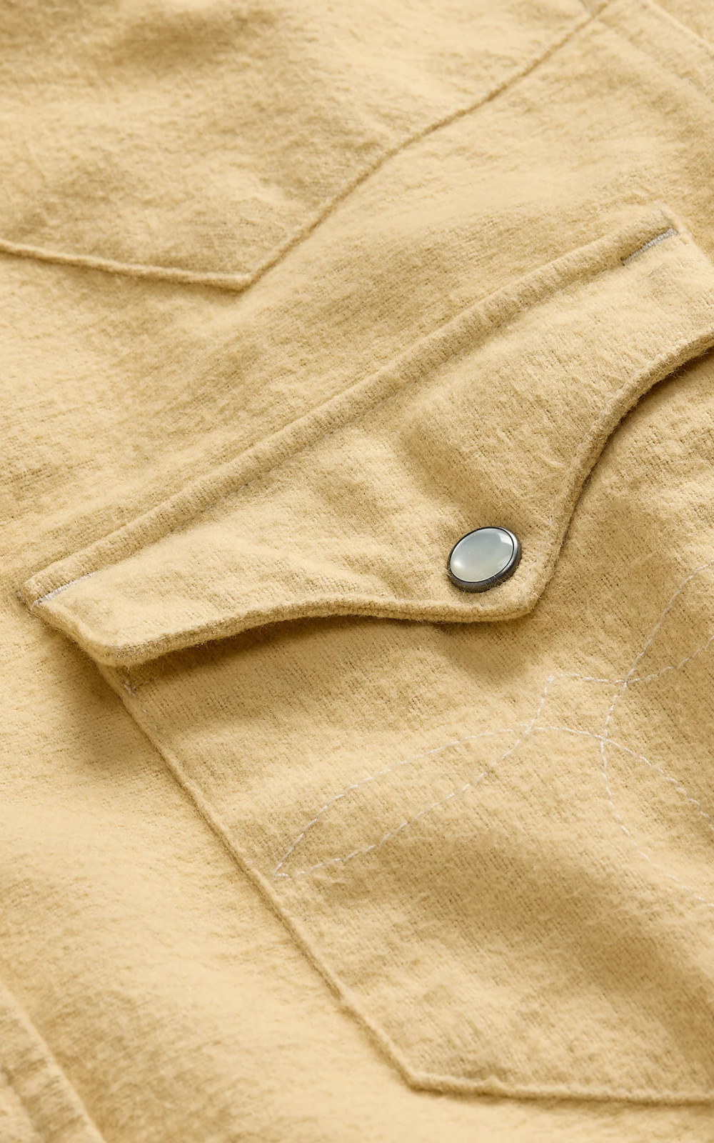 RRL Buffalo Western Shirt Chamois Faded Yellow | Cultizm RRL Buffalo Western Shirt Chamois Faded Yellow | Cultizm