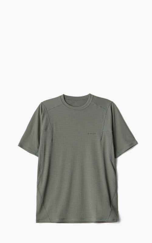 Snow Peak Pe Power Dry S/S Tee Greykhaki