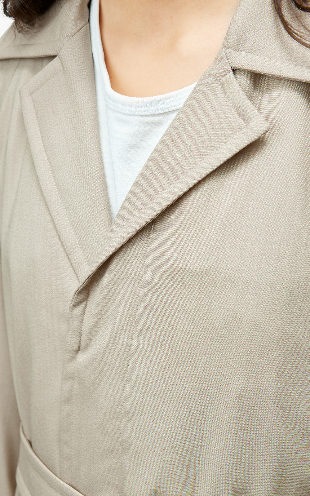 Auralee W Super Fine Tropical Wool Chesterfield Padded Coat Auralee W Super Fine Tropical Wool Chesterfield Padded Coat