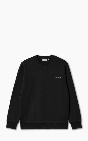 Carhartt WIP Script Embroidery Sweat Black/White