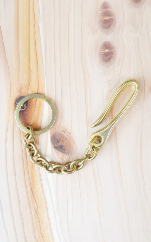 Kobashi Studio BR470 Belt Hook Key Chain Brass