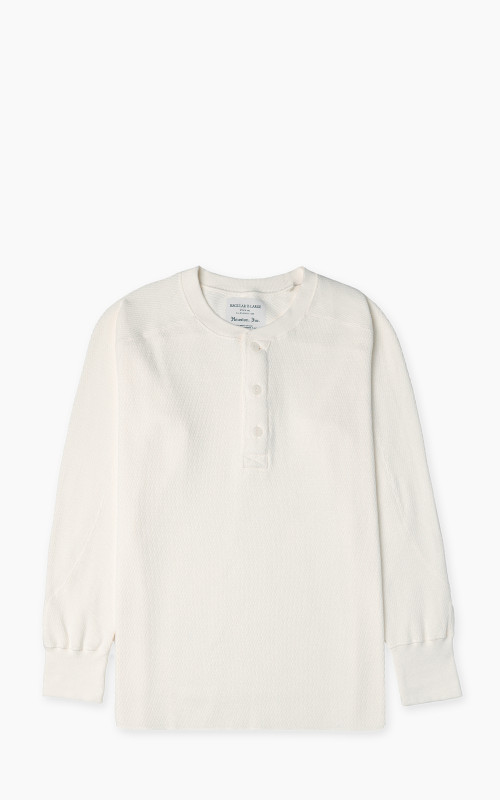 Houston Heavy Thermal L/S Henley Offwhite