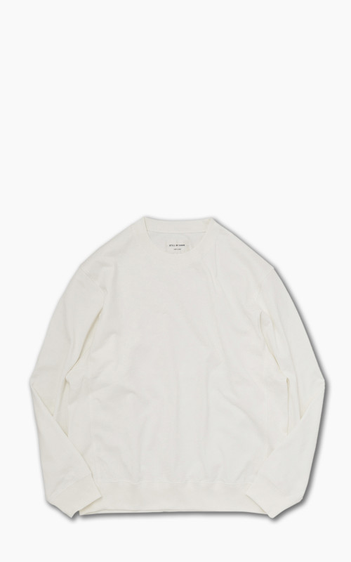 Still By Hand Pivot Sleeve Sweatshirt Off White