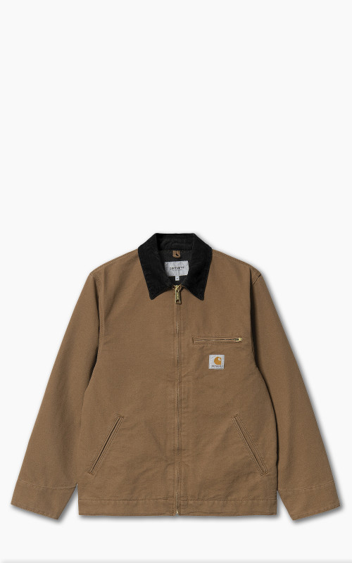 Carhartt WIP Detroit Jacket Hamilton Brown/Black Rinsed