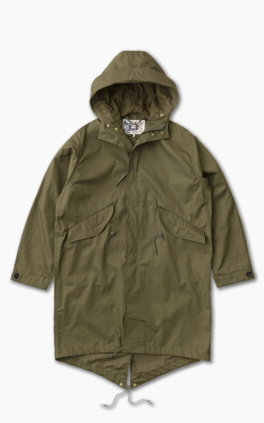 Nudie Jeans Christian Parka Faded Green
