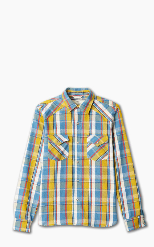 Rogue Territory Western Shirt Yellow Selvedge Plaid