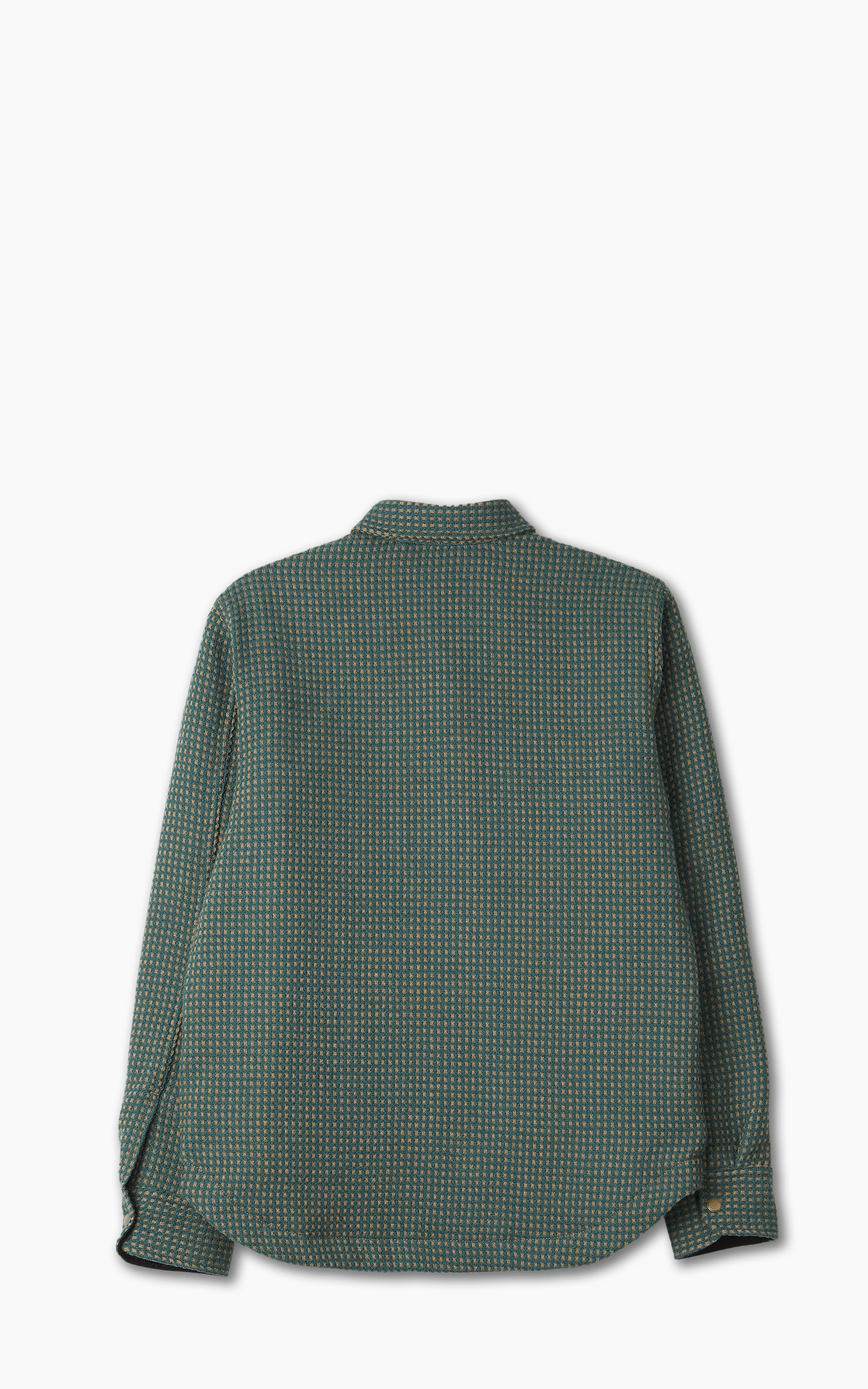 Rogue Territory Field Shirt Green Wool Dot Lined | Cultizm