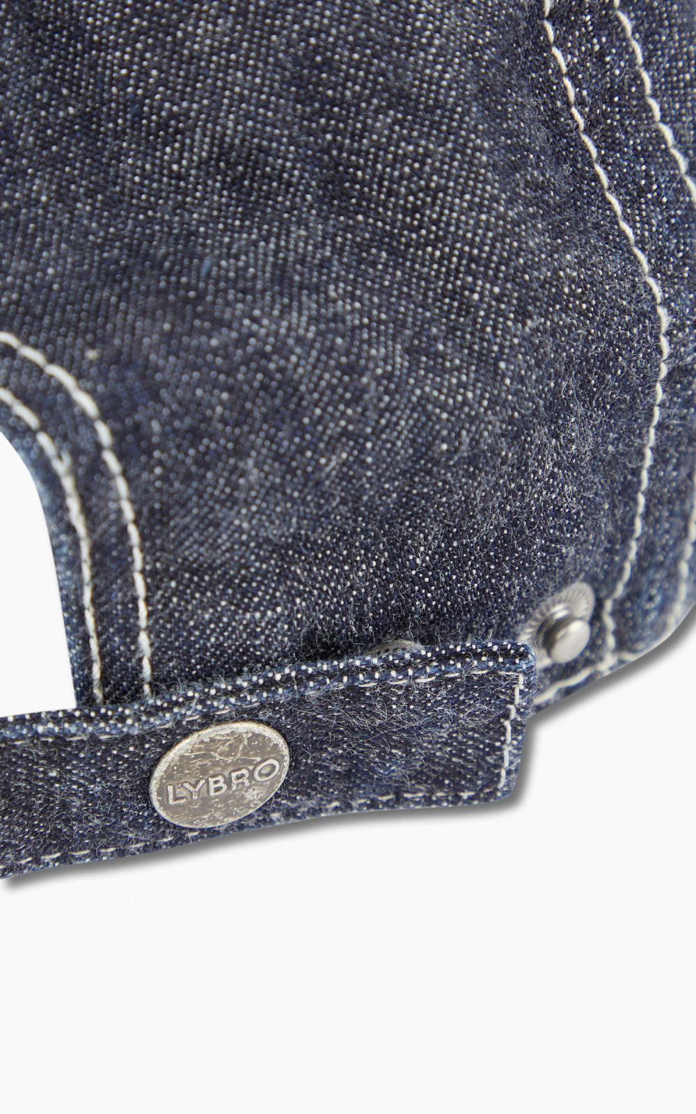Nigel Cabourn Mechanics Cap Denim Indigo | Cultizm