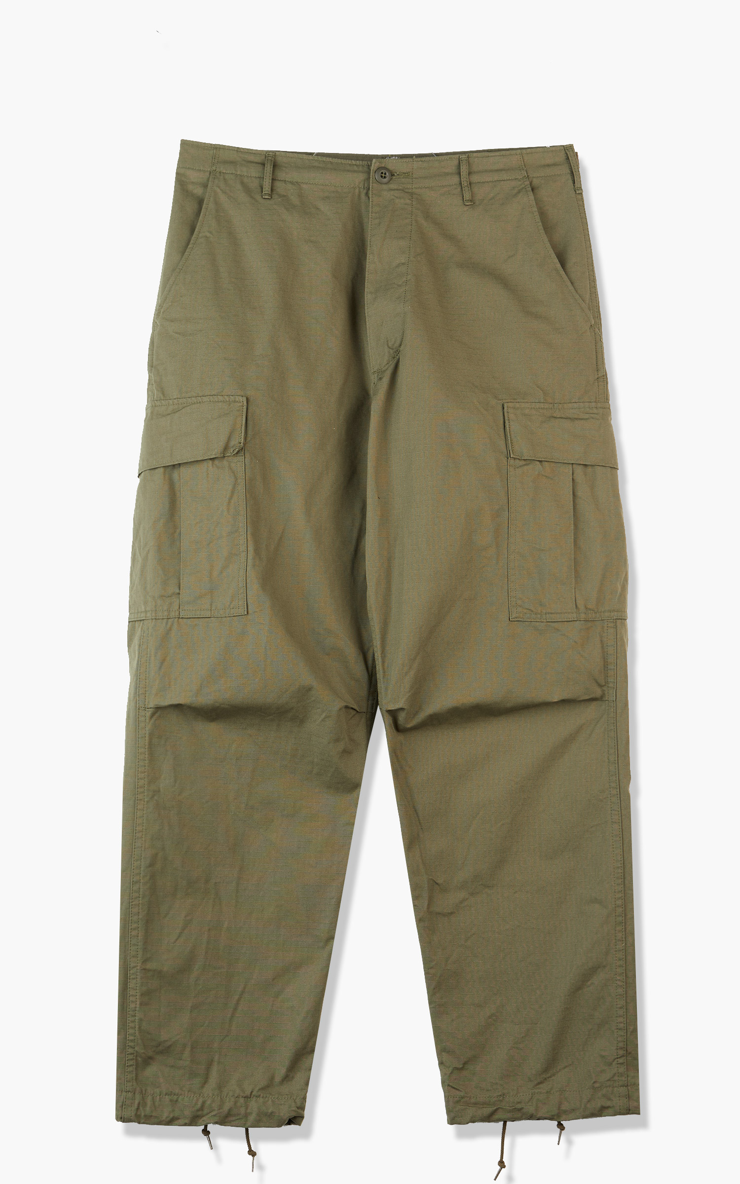 OrSlow Vintage Fit Cargo Pants Ripstop Army | Cultizm